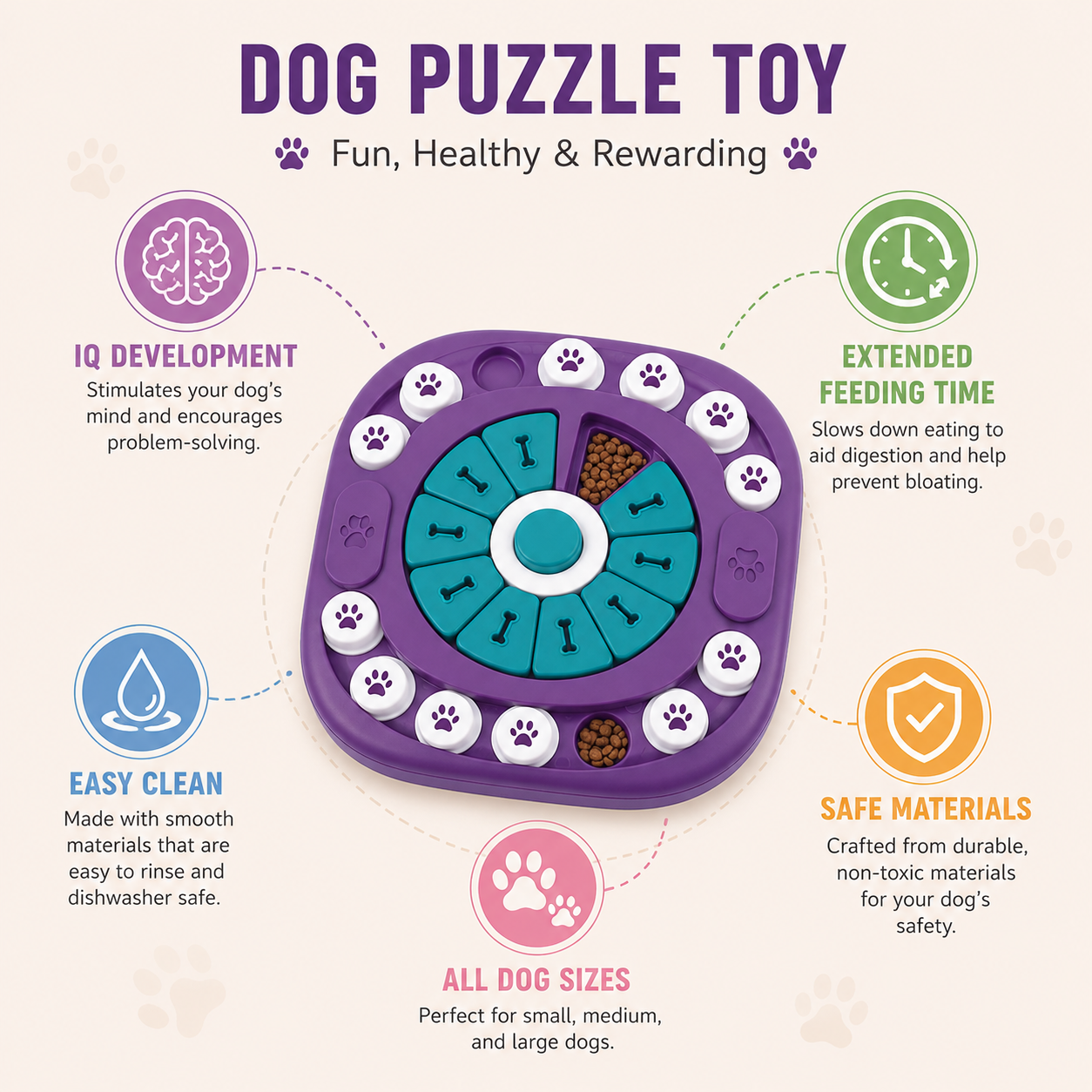 PawPlay Interactive Treat Puzzle