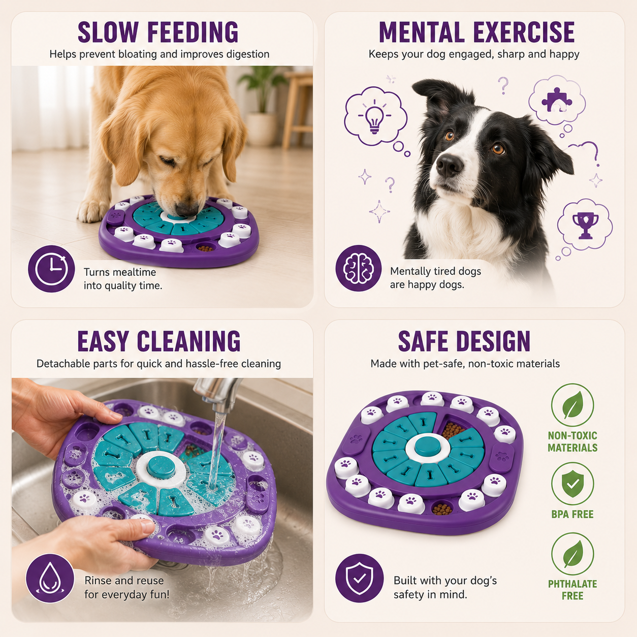 PawPlay Interactive Treat Puzzle