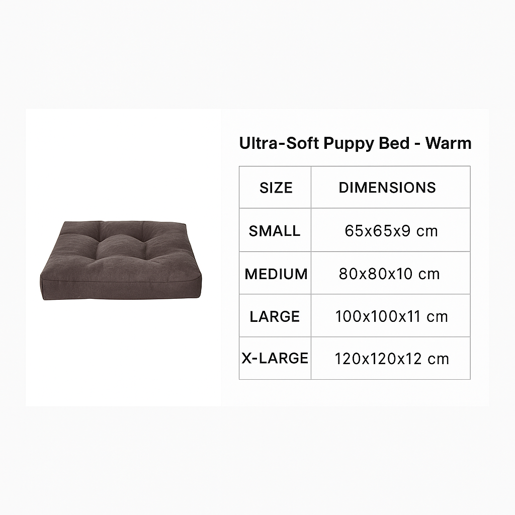 Ultra-Soft Puppy Bed – Warm